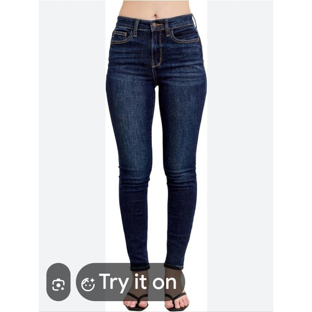 Judy Blue Women’s Dark Blue Skinny Jeans Size 29
